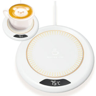【2025年版】カップウォーマー コーヒーウォーマー 保温コースター USB 55℃～75℃３段階切り替え 8時間自動電源オフ機能